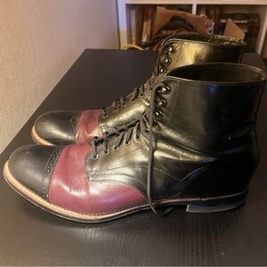 Stacy Adams-Madison Cap Toe Boot 11 1/2